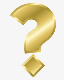 Gold Question Mark Png, Transparent Png, Transparent PNG