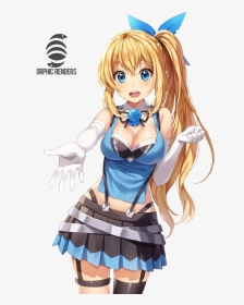 Blond Anime Girl Dance, HD Png Download, Transparent PNG