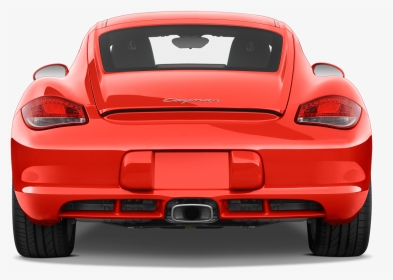 Vector Free Stock Vector Auto Car Porsche - 2012 Porsche Cayman Rear, HD Png Download, Transparent PNG