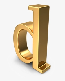 D Letter Png Hd Image - Gold Small Letter D, Transparent Png, Transparent PNG