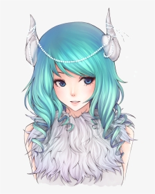 Anime Girl Green Hair Queen, HD Png Download, Transparent PNG