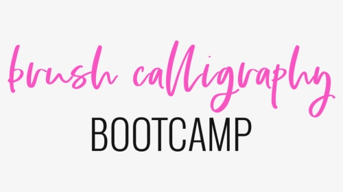 Brush Calligraphy Bootcamp Logo - Calligraphy, HD Png Download, Transparent PNG