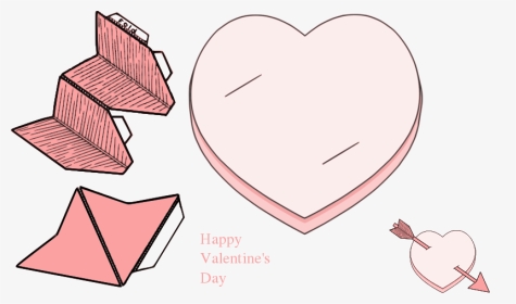 Pencil Pals Valentine Pencil Pink - Valentine's Day, HD Png Download, Transparent PNG