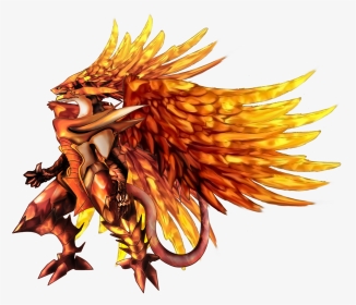 Golden And Red Dragon, HD Png Download, Transparent PNG