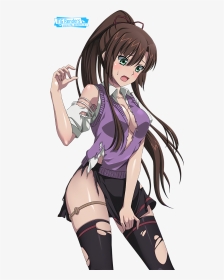 Dva Drawing Cute Brown Haired Girl, HD Png Download, Transparent PNG