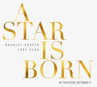 Star Is Born Text, HD Png Download, Transparent PNG