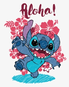 Stitch Aloha Drawing, HD Png Download, Transparent PNG