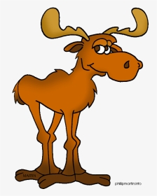 Moose Clipart Cartoon Free Images - Moose Clipart, HD Png Download, Transparent PNG