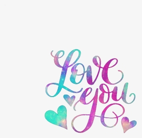 Glitter Quotes Loveyou Love Sparkle Cute Girly Hearts - Calligraphy, HD Png Download, Transparent PNG