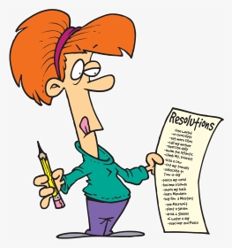 Outlines Of New Year Resolutions, HD Png Download, Transparent PNG