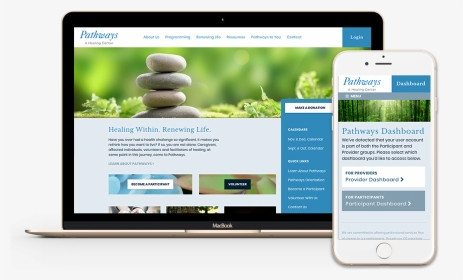 Pathways Minneapolis Website And Custom Web Application - Website, HD Png Download, Transparent PNG