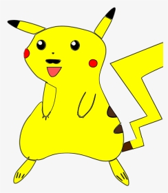 Kawaii Pikachu Moustache - Pikachu Drawn, HD Png Download, Transparent PNG