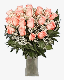 Valentine S Day Bouquet Blooming Love 24 Pink Roses - Garden Roses, HD Png Download, Transparent PNG