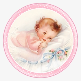 Vintage Baby Girl Clipart, HD Png Download, Transparent PNG
