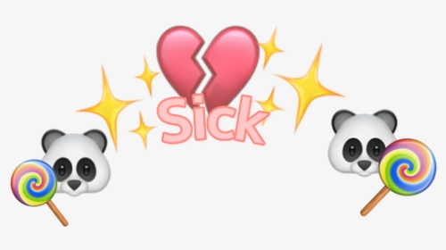 #sick #heartcrown #heart #aesthetic #crown #pink #🍭, HD Png Download, Transparent PNG