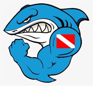 Strong Shark Vector Clipart , Png Download - Shark Mascot Vector, Transparent Png, Transparent PNG