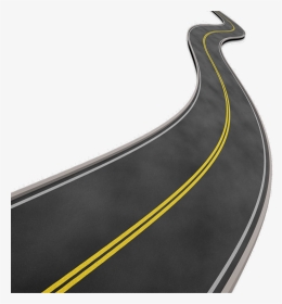 Clipart Black And White Download Curved Street Clipart - Car Driving Png, Transparent Png, Transparent PNG
