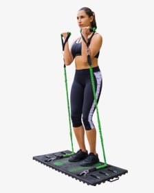 Women S Fitness Tips With Portable Home Gym - Standing, HD Png Download, Transparent PNG