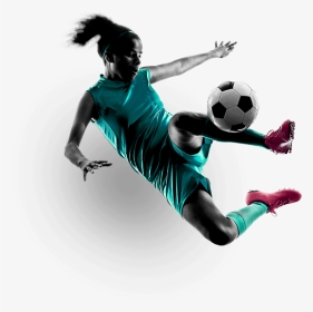 Female Soccer Player Png, Transparent Png, Transparent PNG