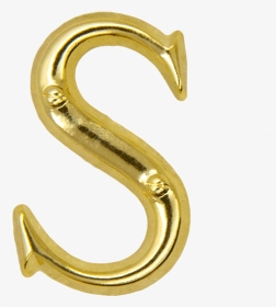 S Gold Letter Png, Transparent Png, Transparent PNG
