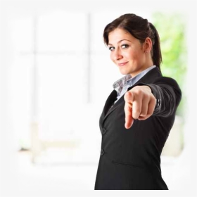 Business Woman Pointing - Spoken English Best Institute, HD Png Download, Transparent PNG