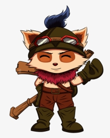 Teemo Drawing Lol Character - League Of Legends Teemo Png, Transparent Png, Transparent PNG