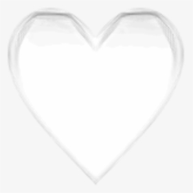 #whiteheart #whiteemoji #emoji #heart - Heart, HD Png Download, Transparent PNG
