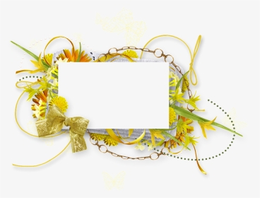Green And Yellow Png Frame, Transparent Png, Transparent PNG