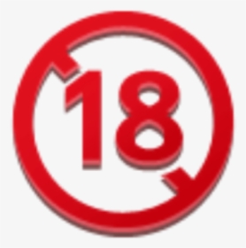 #nounder18 #18 #stop #sign #red #under18 - Circle With Red Line Bullshit, HD Png Download, Transparent PNG
