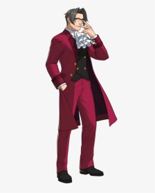 Ace Attorney Dual Destinies Miles Edgeworth, HD Png Download, Transparent PNG