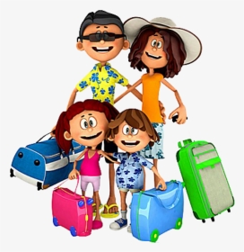 Family Vacation Clipart, HD Png Download, Transparent PNG