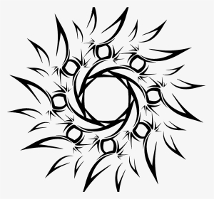 Roleplayer Guild   Width 196   Height - Tribal Sun Tattoo, HD Png Download, Transparent PNG