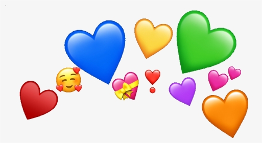 #emojicrown #wholesome #idk #emoji #iphoneemoji #bad - Heart, HD Png Download, Transparent PNG