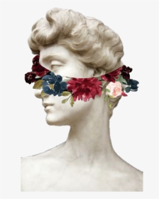 #garden #statue #edits #flowers #vaporwave #retrowave - Artificial Flower, HD Png Download, Transparent PNG
