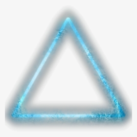 #flare #blue #blueflare #triangle #triangular #fire - Triangle, HD Png Download, Transparent PNG