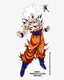 Perfect Ultra Instinct By Deathscythe20 - Goku Ultra Instinct Png, Transparent Png, Transparent PNG