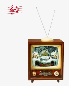 Nostalgic Television Winter Scene With Train , Large - Käthe Wohlfahrt Nostalgie Fernseher, HD Png Download, Transparent PNG