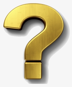 Gold Question Mark White Background, HD Png Download, Transparent PNG