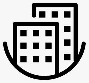 Hotel - Office Building Icon, HD Png Download, Transparent PNG