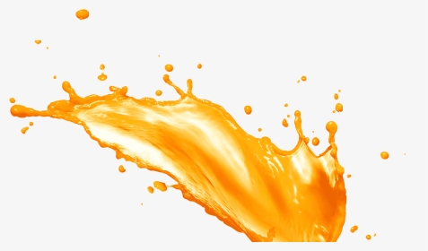 Orange Splash In Water