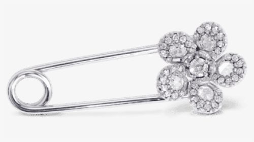 Miss Daisy Flower Safety Pin Brooch - Engagement Ring, HD Png Download, Transparent PNG