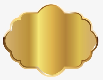 Gold Label Template Clipart Image - Gold Labels Clip Art, HD Png Download, Transparent PNG