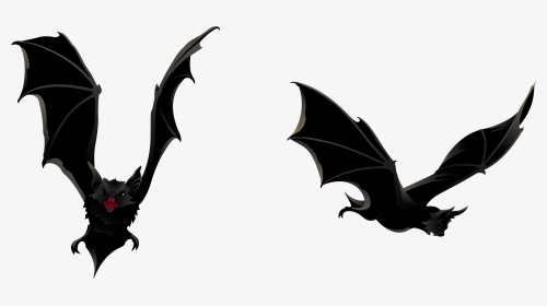 Clipart Halloween Bats Clip Transparent Halloween Bats - Halloween Bats Png, Png Download, Transparent PNG