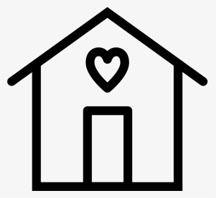 Wedding Home - House Line Icon Free, HD Png Download, Transparent PNG