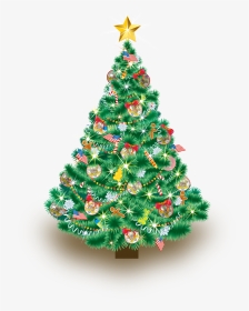 Happy New Year Png - Copyright Free Christmas Tree, Transparent Png, Transparent PNG