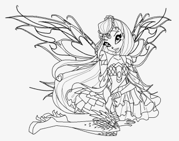 Baby Winx Coloring Pages, HD Png Download, Transparent PNG