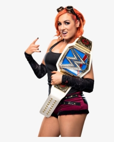 Becky Lynch Smackdown Champion Png, Transparent Png, Transparent PNG
