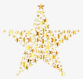 Clipart Gold Star Transparent Background, Hd Png Download - Christmas Star Png Free, Png Download, Transparent PNG