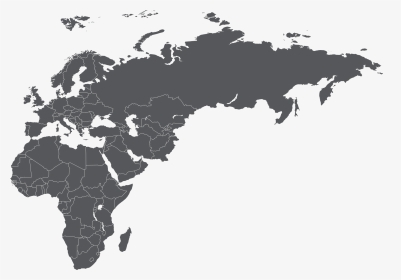 Eurasia Africa Map Blank, HD Png Download, Transparent PNG
