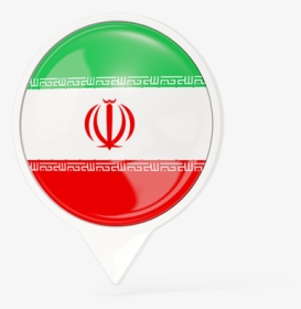 White Pointer With Flag - Iran Flag, HD Png Download, Transparent PNG
